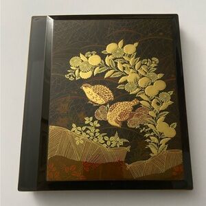 Elegant Black & Gold Decorative Photo Album